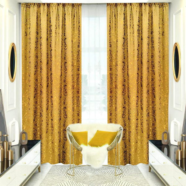 STAR Halbblickdichter Stoff Gelb – mit Kräuselband (1 Stück)