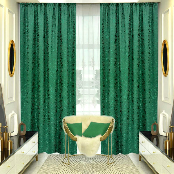 STAR Halbblickdichter Stoff Grün – mit Kräuselband (1 Stück)