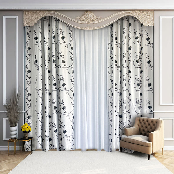 Taft-Satin-Vorhang Hellgrau 70 % Verdunkelung – mit Kräuselband (1 Stück)