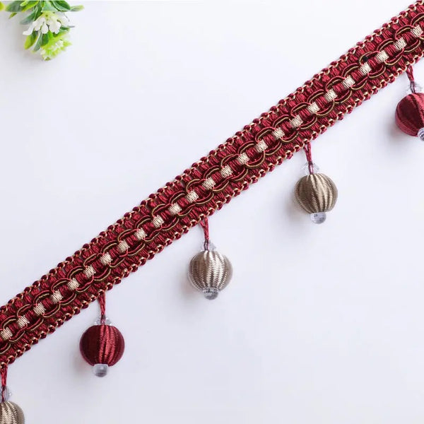 Dekorative Perlen für Vorhänge und Gardinen