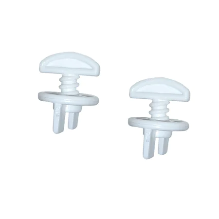 Gardinen-Feststeller und Gardinenstopper Universal für Innenlaufstangen / Gardinenschienen (Packung mit 2 Stück)